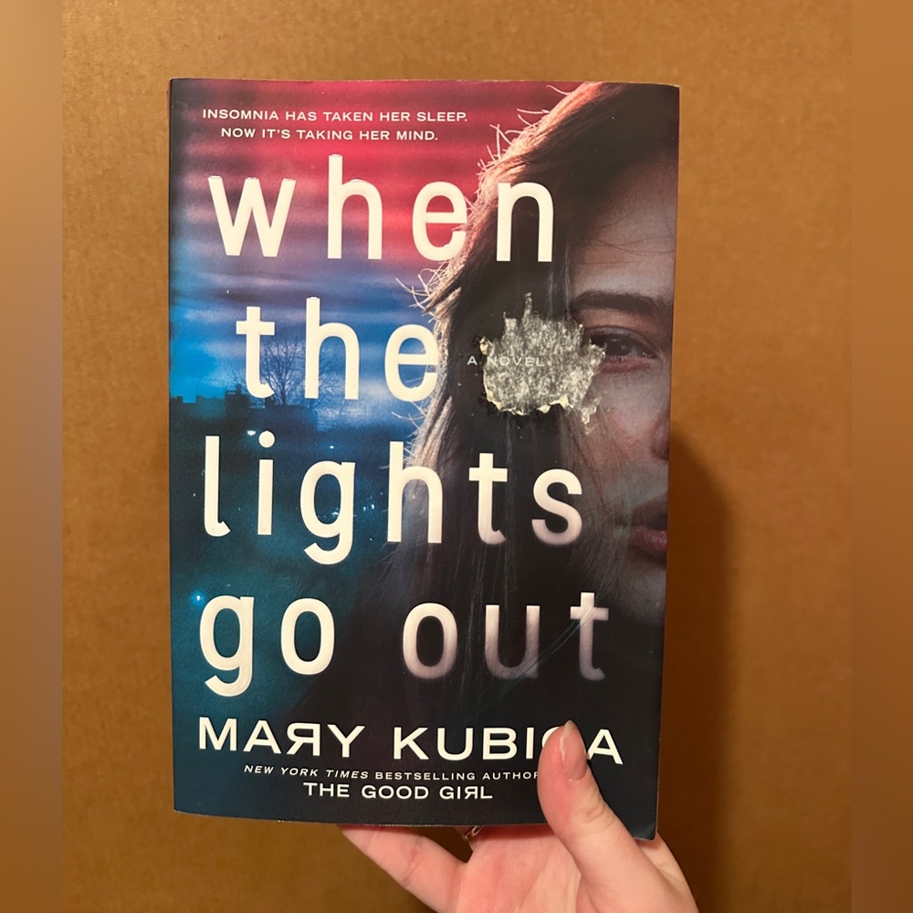 When the lights go out thriller book